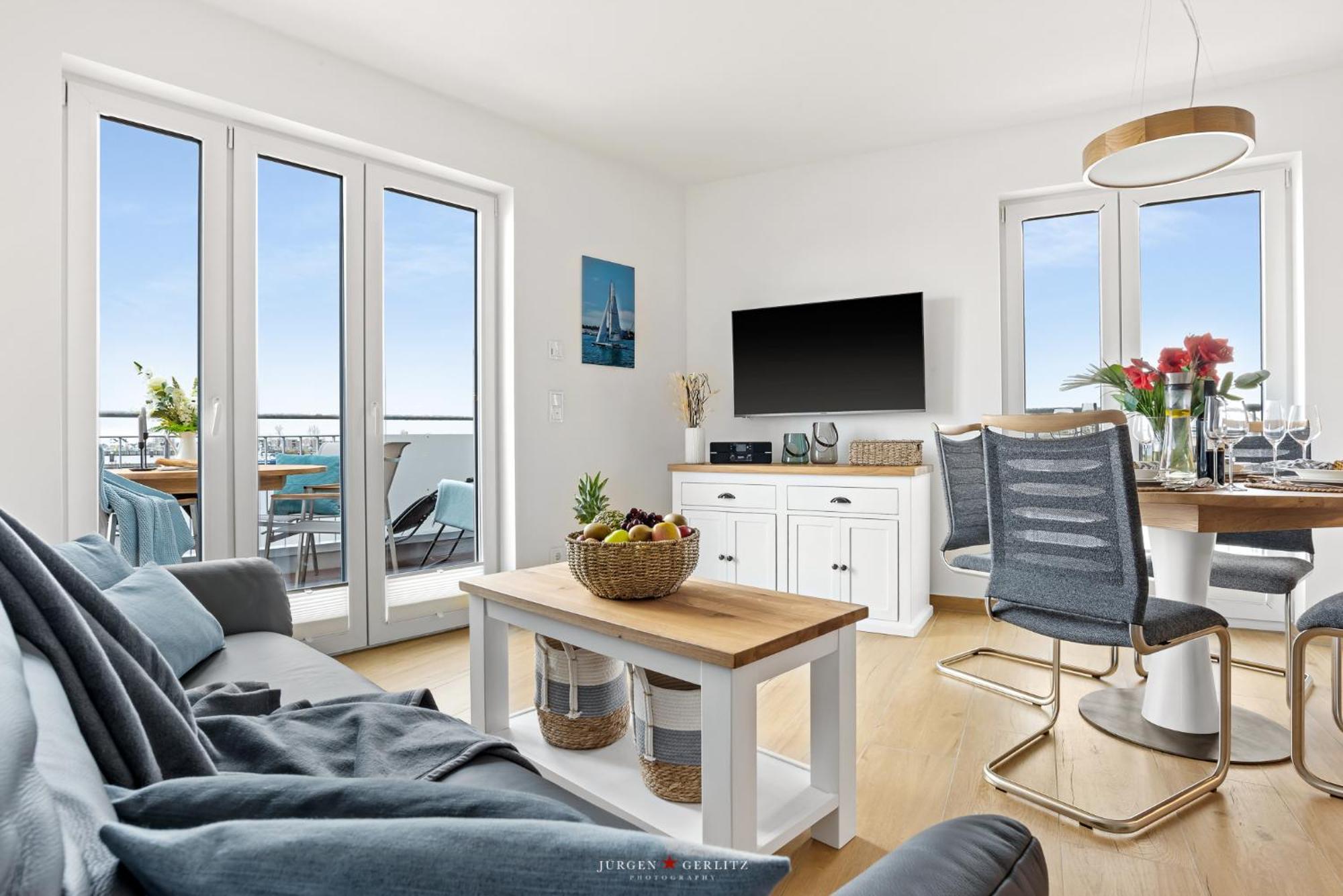 Sea Apartment Mojo- Meerblick, Infrarotauna, Terrasse Olpenitz Extérieur photo