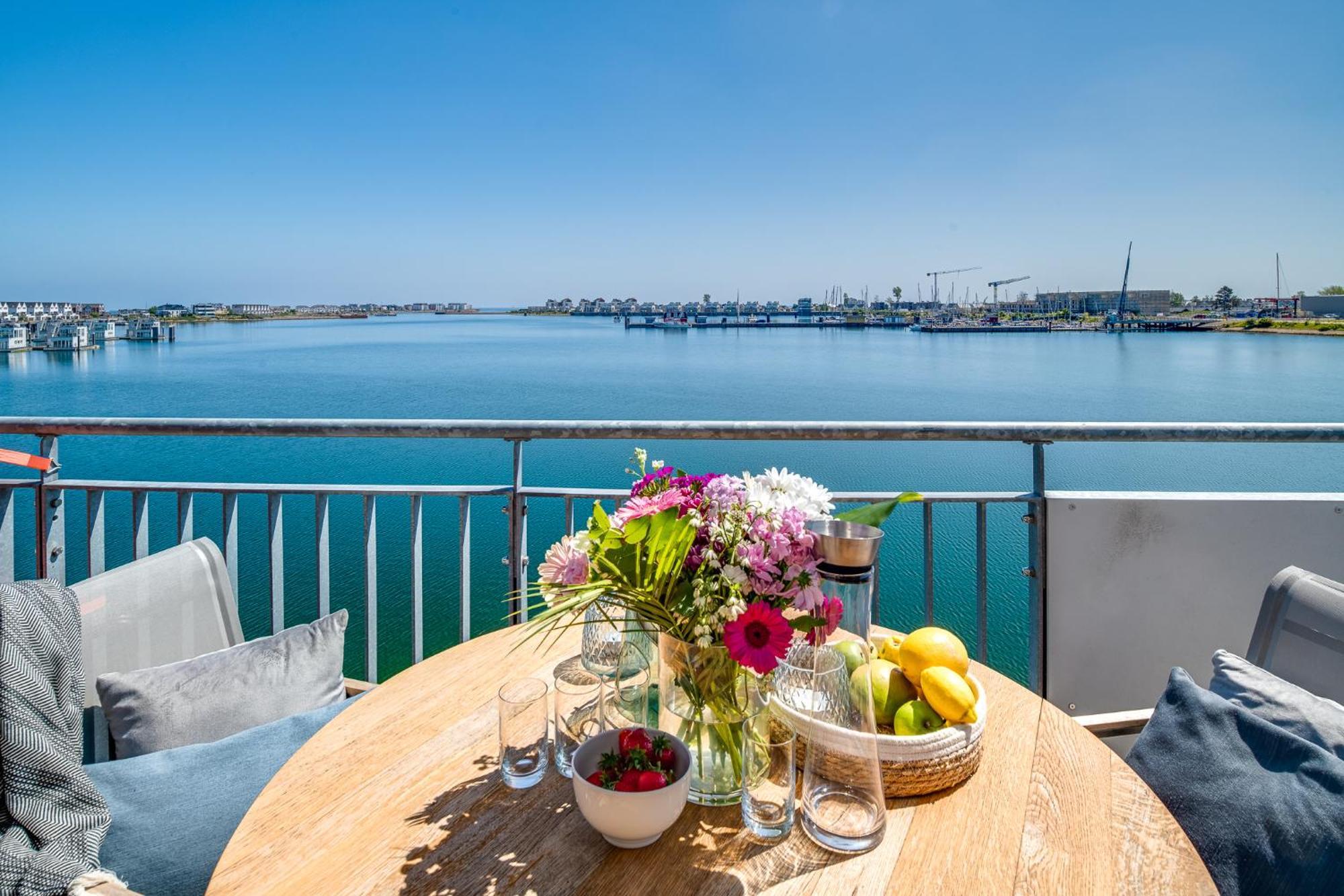 Sea Apartment Mojo- Meerblick, Infrarotauna, Terrasse Olpenitz Extérieur photo