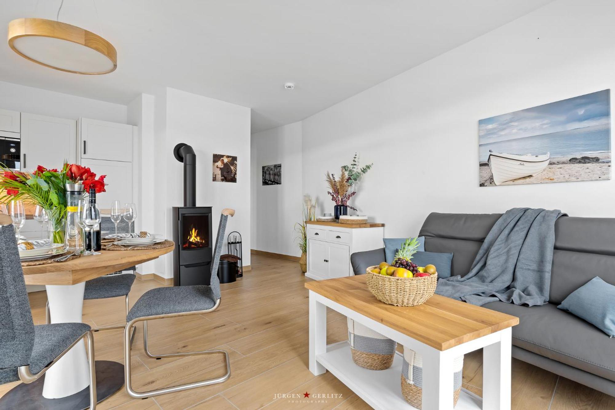 Sea Apartment Mojo- Meerblick, Infrarotauna, Terrasse Olpenitz Extérieur photo